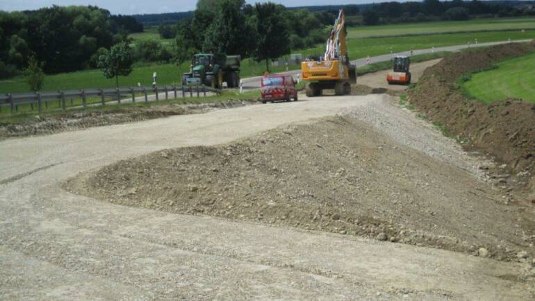 Radweg zwischen Westerheim u. Günz