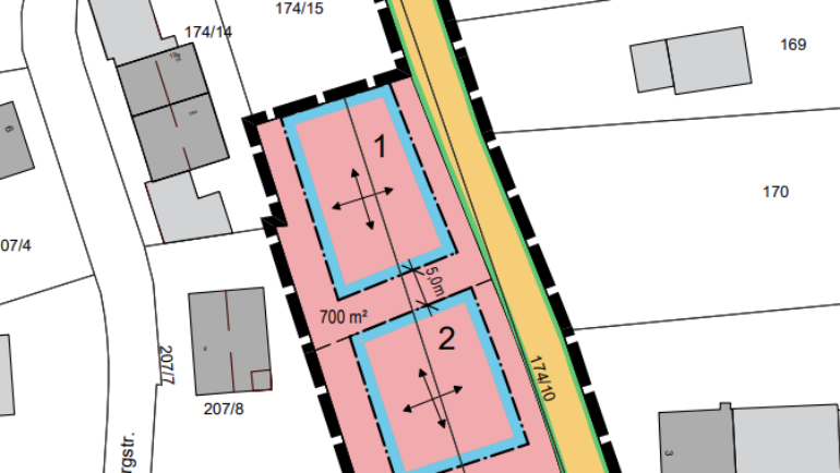 Neuaufstellung des Bebauungsplanes mit integriertem Grünordnungsplan “Am Bahnweg”