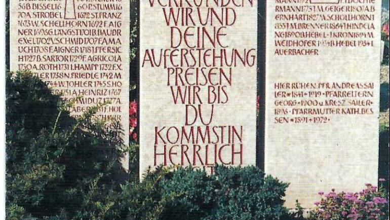 Dorfgeschichte –   Priestergrab in Westerheim