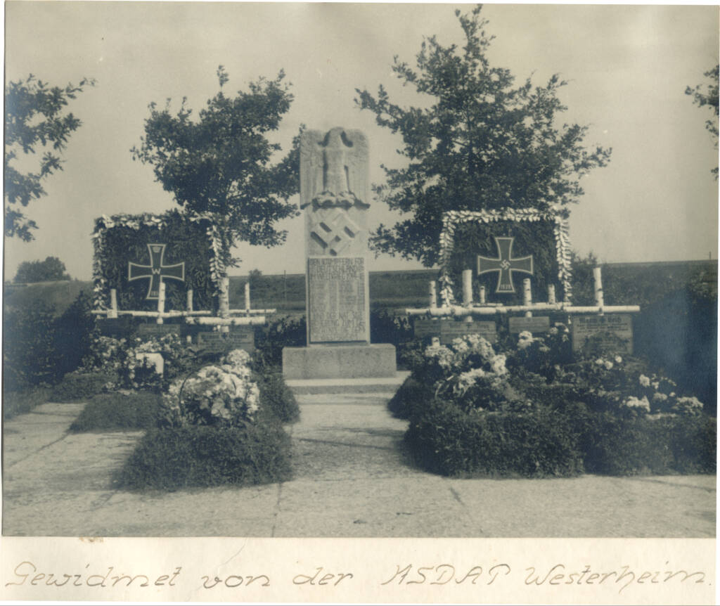 Dorfgeschichte - Kriegerdenkmal von Westerheim
