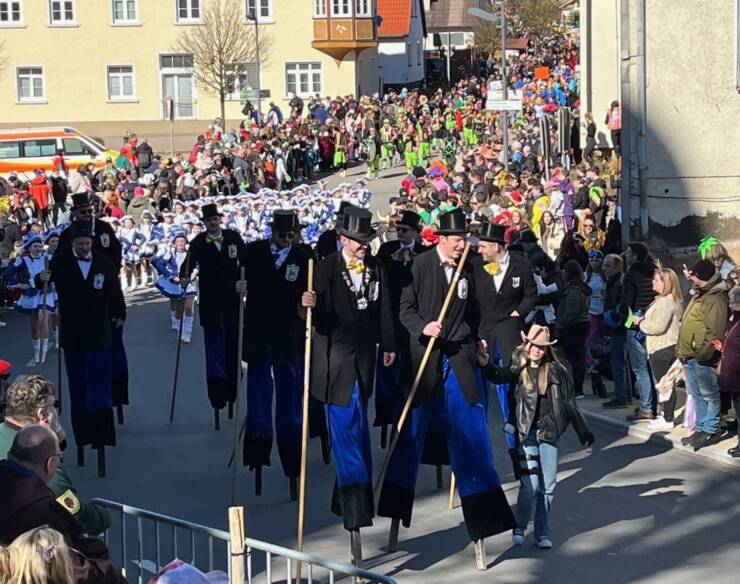 Eindrücke vom Rosenmontagsumzug der Gemeinde Westerheim/Alb