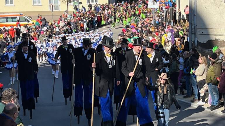 Eindrücke vom Rosenmontagsumzug der Gemeinde Westerheim/Alb