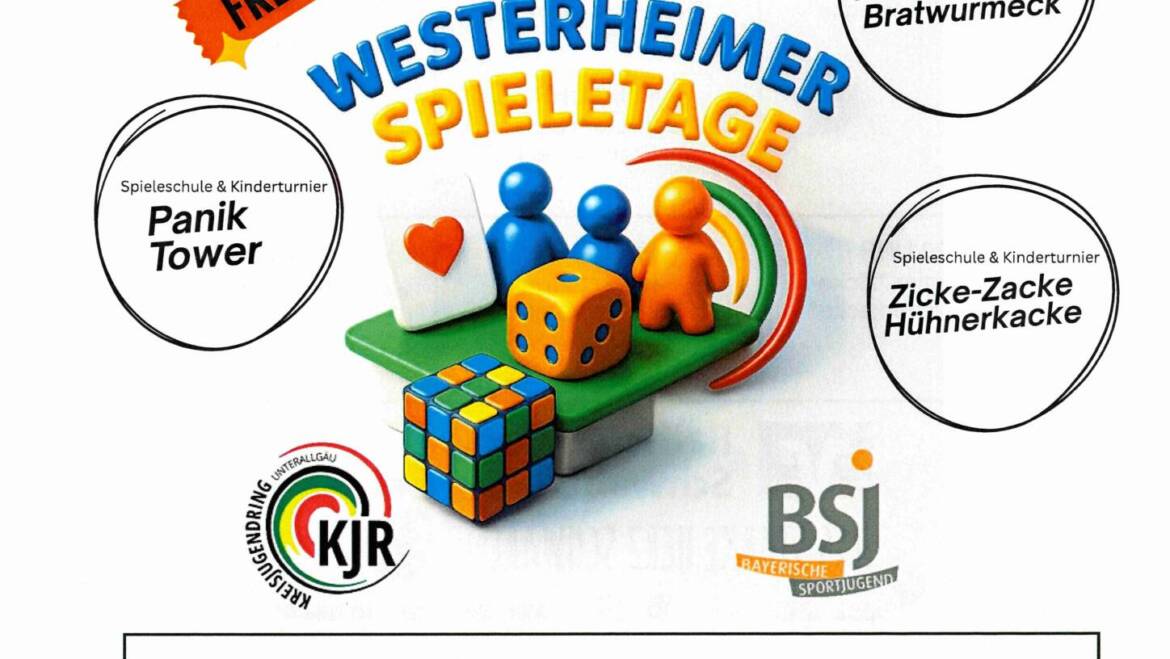 Westerheimer Spieletage vom 23.10.26 bis 25.10.26